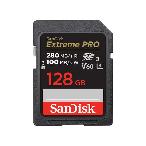 SanDisk ExtremePRO SDXC (U3)  128GB 記憶卡(公司貨)280MB