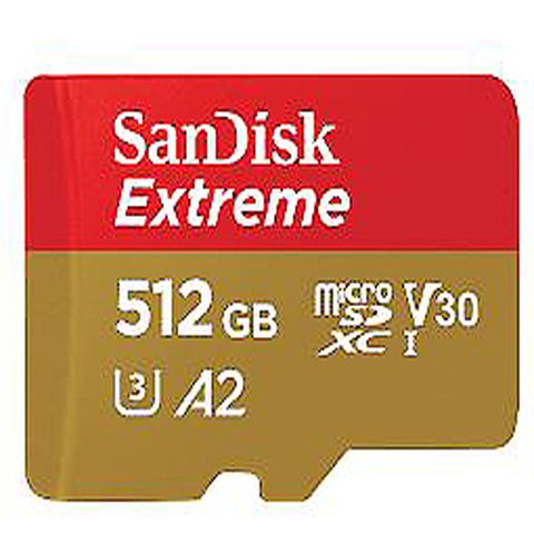 SanDisk Extreme microSDXC UHS-I(V30)(A2) 512GB 記憶卡