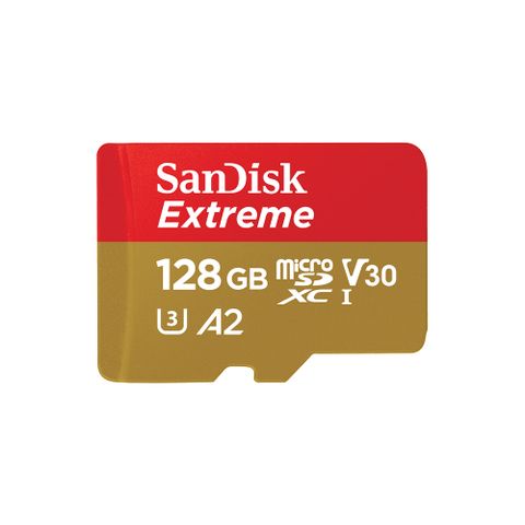 SanDisk Extreme microSDXC UHS-I (V30)(A2)128GB 記憶卡 (公司貨) 190MB/s