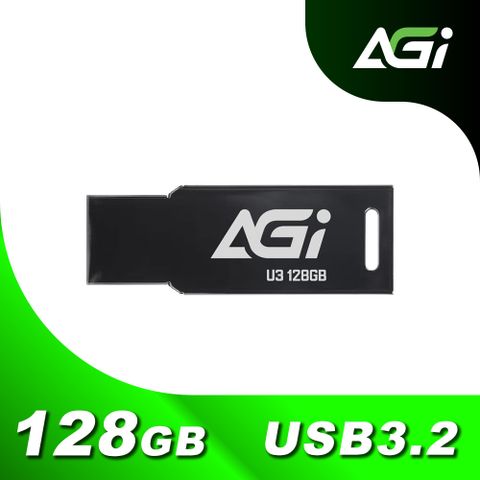 AGI 亞奇雷 UP138 128GB USB 3.2 Gen 1 鋅合金隨身碟