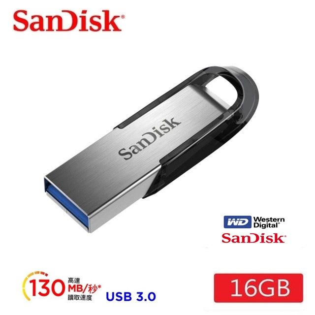 SanDisk 晟碟  16GB Ultra Flair CZ73 USB3.0 150MB/s隨身碟 (5年保固)