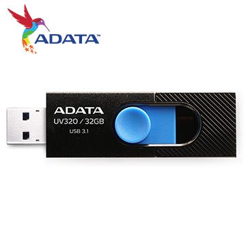 ADATA 威剛 UV320 32GB USB3.2 隨身碟-黑-5入組