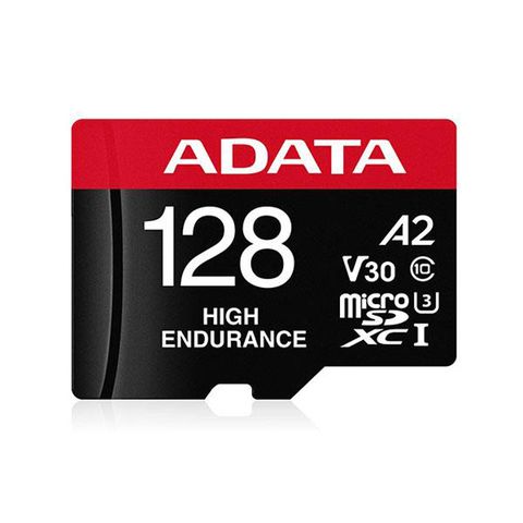 ADATA 威剛 High Endurance microSDXC UHS-I U3 A2 V30 128G 高耐用記憶卡(附轉卡)-2入組