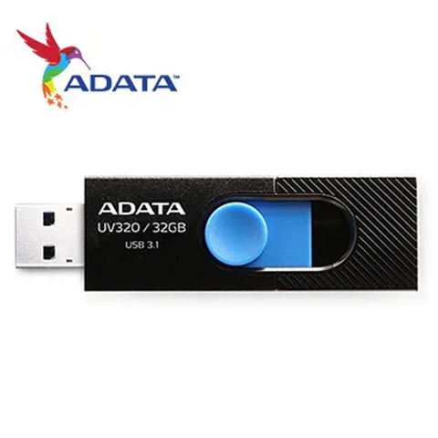 ADATA 威剛 UV320/32GB USB3.1隨身碟(黑)