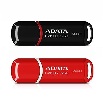 ADATA 威剛 UV150 32GB USB 3.1 行動碟(紅)