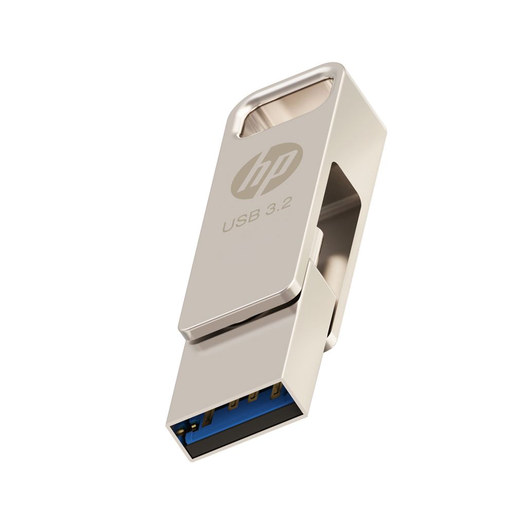 HP 惠普  x206c 256GB 雙介面金屬隨身碟