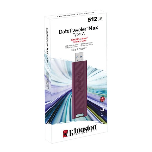 Kingston 金士頓   DataTraveler Max Type-A USB3.2 Gen2 隨身碟(DTMAXA/512GB)