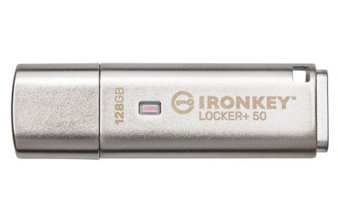 金士頓Kingston IronKey Locker+ 50 128GB USB 加密隨身碟(IKLP50/128GB)
