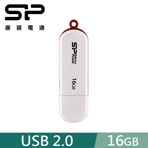 SP 廣穎 16GB LuxMini 320 USB 2.0 隨身碟 白色