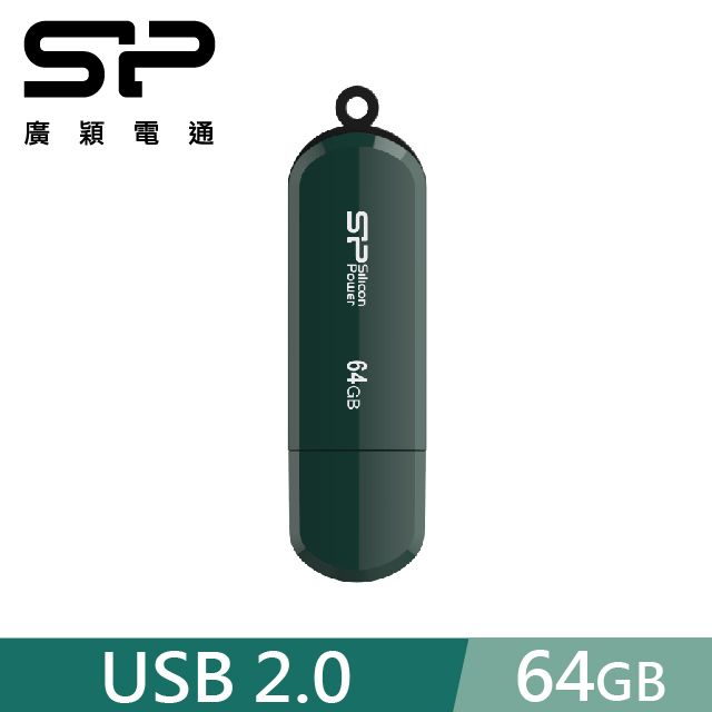 sp 廣穎   64GB LuxMini 320 USB 2.0 隨身碟 綠色