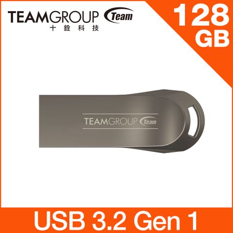 Team 十銓 Model T 128GB USB 3.2隨身碟 鎳黑 (終身保固)