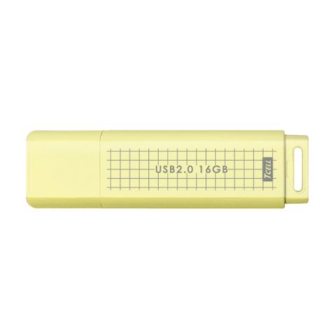 TCELL 冠元 USB2.0 16GB 文具風隨身碟(奶油色)-30入組