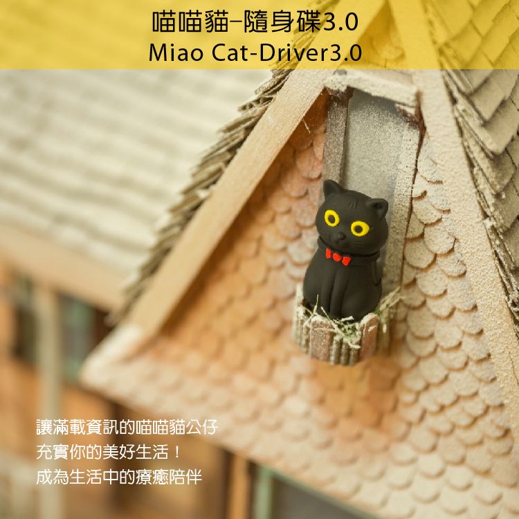 喵喵貓隨身碟3.0Miao Cat-Driver3.0讓滿載資訊的喵喵貓公仔充實你的美好生活!成為生活中的療癒陪伴