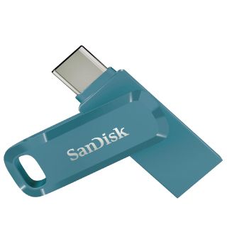 SanDisk Ultra Go USB Type-C 256GB 雙用隨身碟-海灣藍