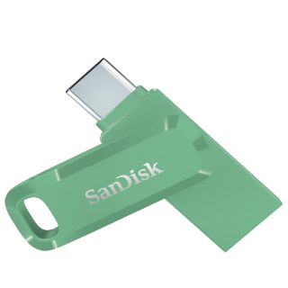 SanDisk Ultra Go USB Type-C 256GB 雙用隨身碟-草本綠