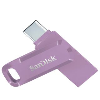 SanDisk Ultra Go USB Type-C 256GB 雙用隨身碟-薰衣草紫