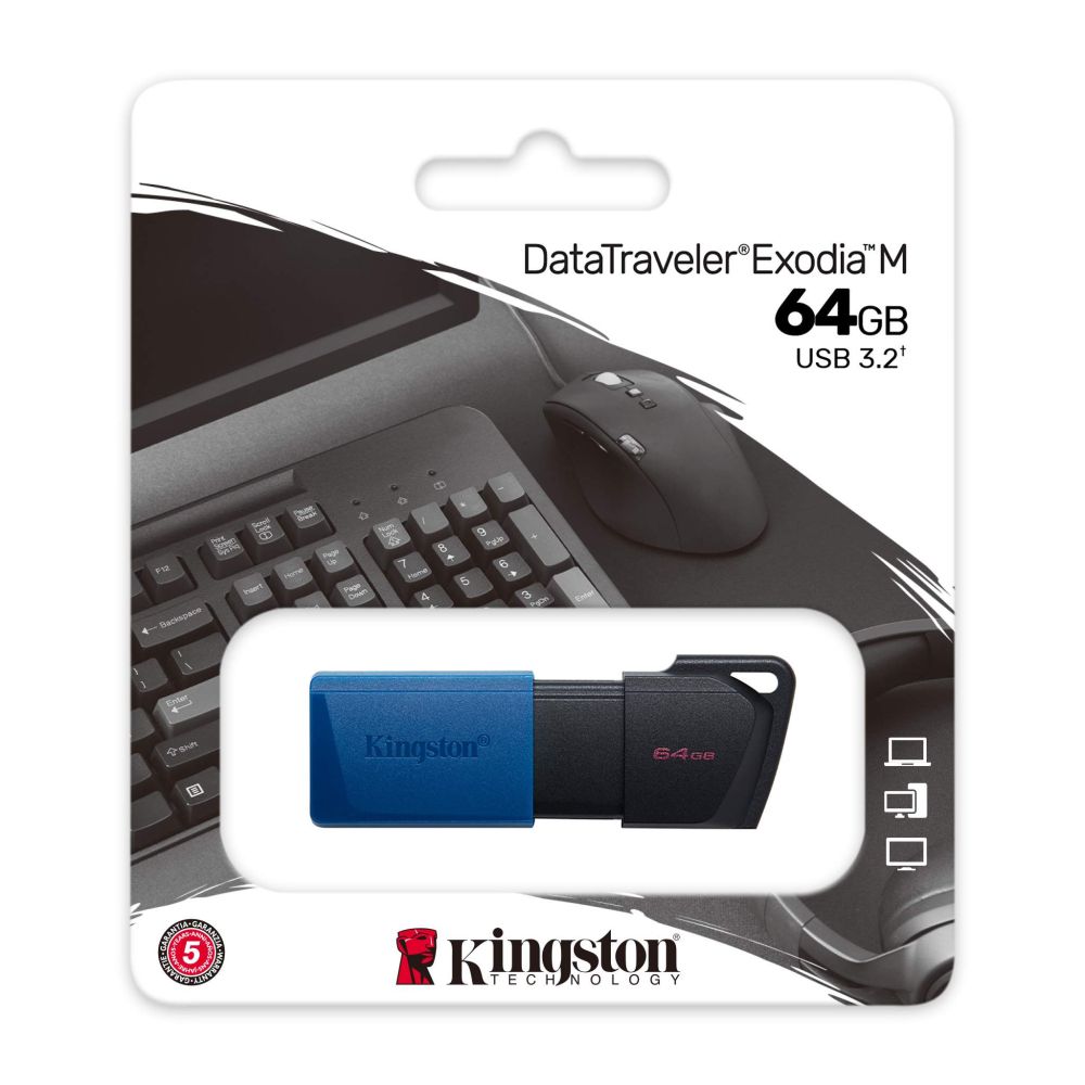 Kingston 金士頓   64GB 64G【DTXM/64GB】DataTraveler Exodia M USB 3.2 隨身碟