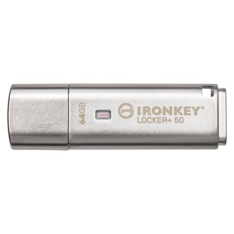 Kingston 64G【IKLP50/64GB】Kingston IronKey Locker+ 50 金士頓 加密隨身碟