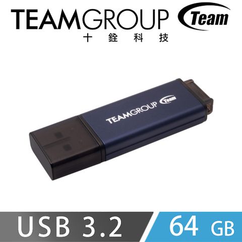 Team 十銓 高速傳輸 隨插即用  科技 C211 USB3.2 商務碟 64GB