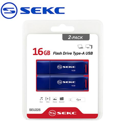 SEKC SEU225 16GB USB2.0 隨身碟 2入包裝