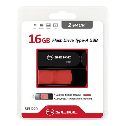 SEKC 16GB USB2.0 隨身碟 2入包裝