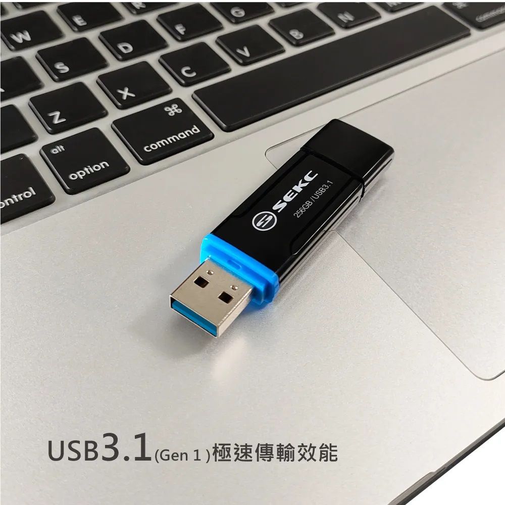 SEKC SDU50 256GB USB3.1 Gen1 高速隨身碟-黑色