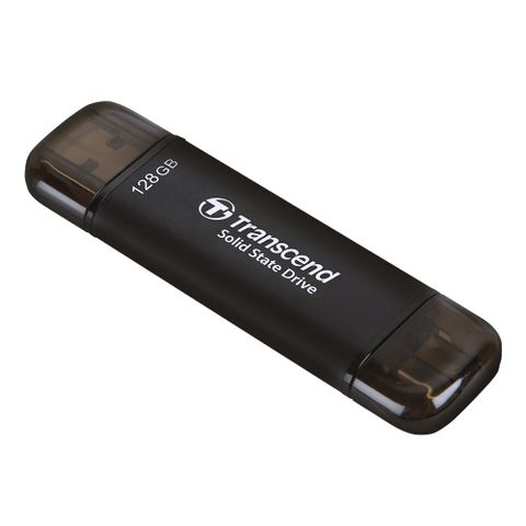 Transcend 創見 ESD310C USB3.2/Type C 128GB 雙介面固態行動碟(TS128GESD310C)