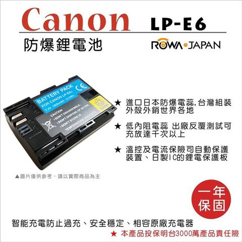 ★適用LP-E6樂華 FOR CANON LP-E6 LPE6 電池