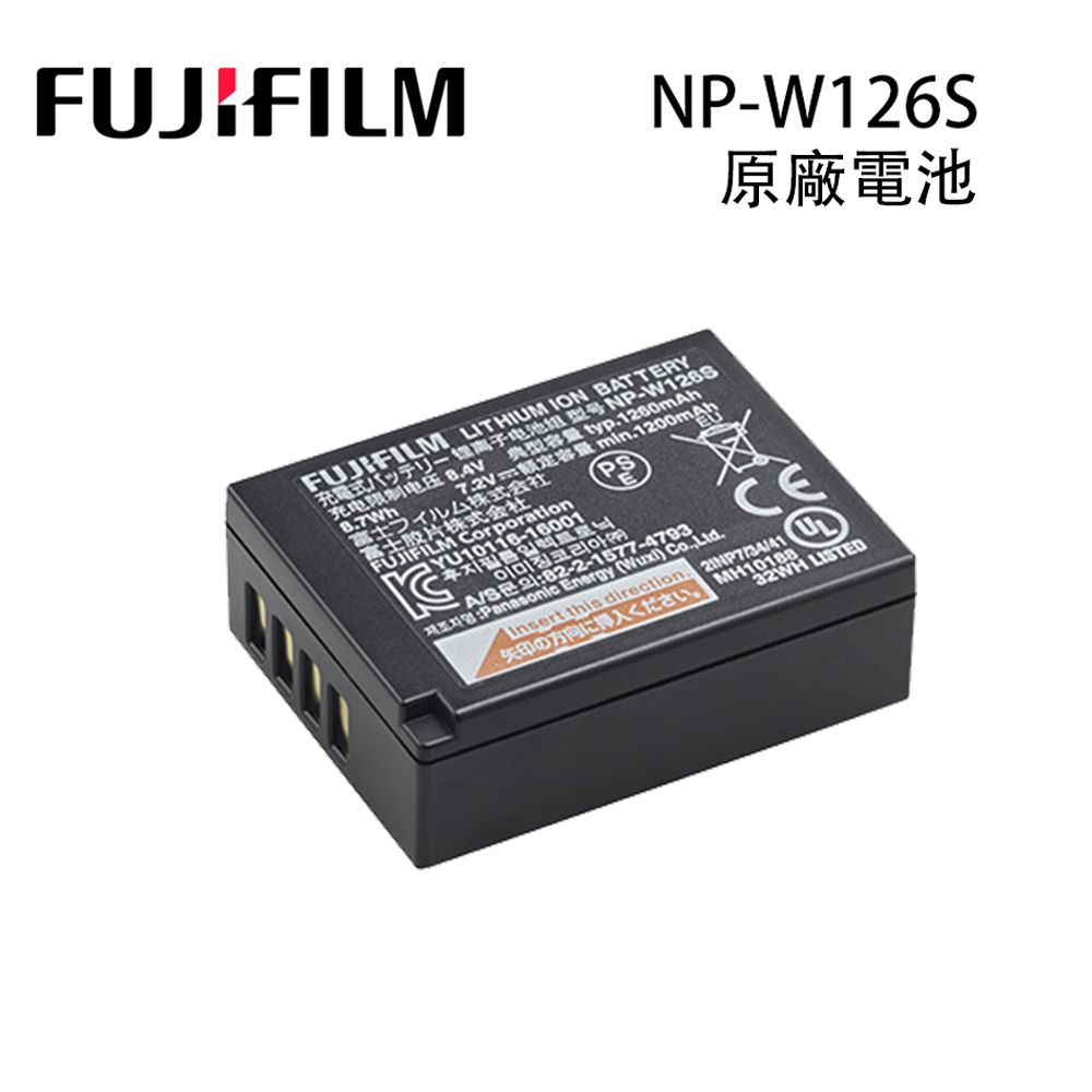 FUJIFILM NP-W126S 原廠電池(公司貨) - PChome 24h購物