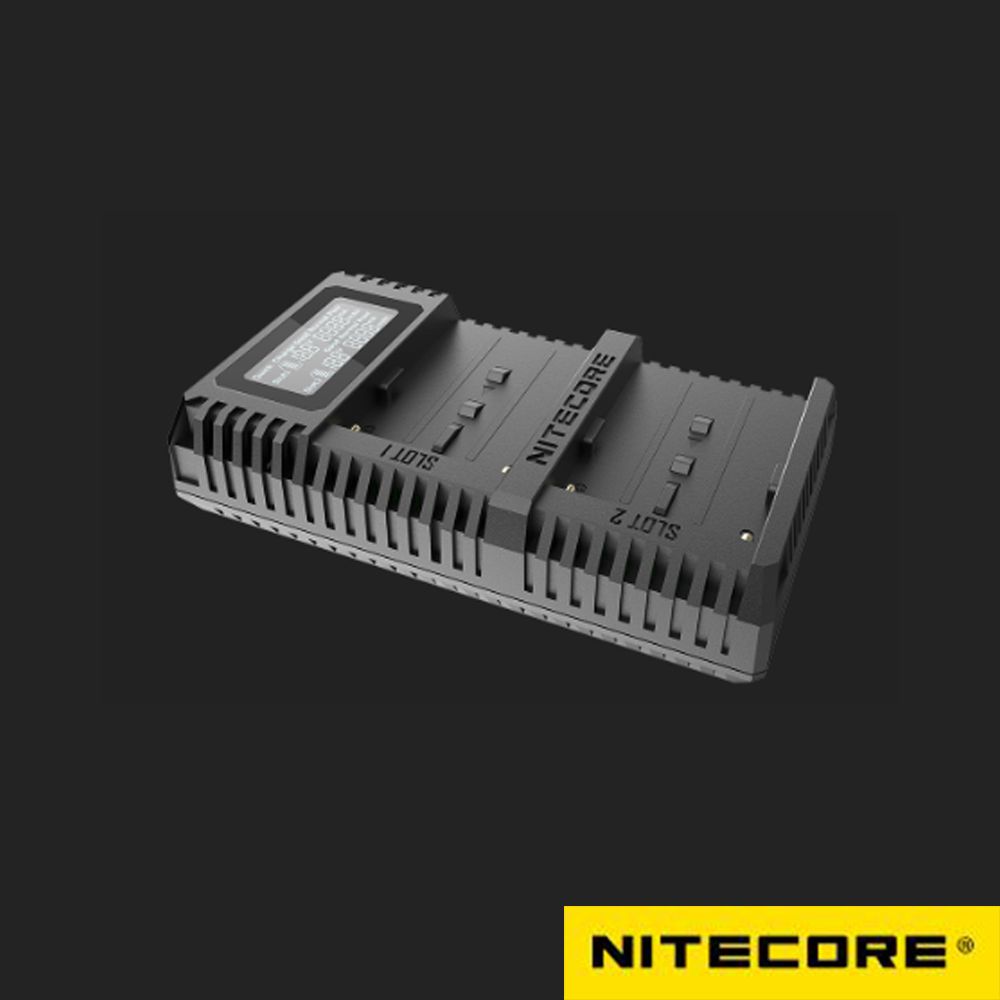 NiteCore 奈特科爾  奈特科爾 USN3 PRO For SONY NP-FM / NP-F 液晶雙槽充電器