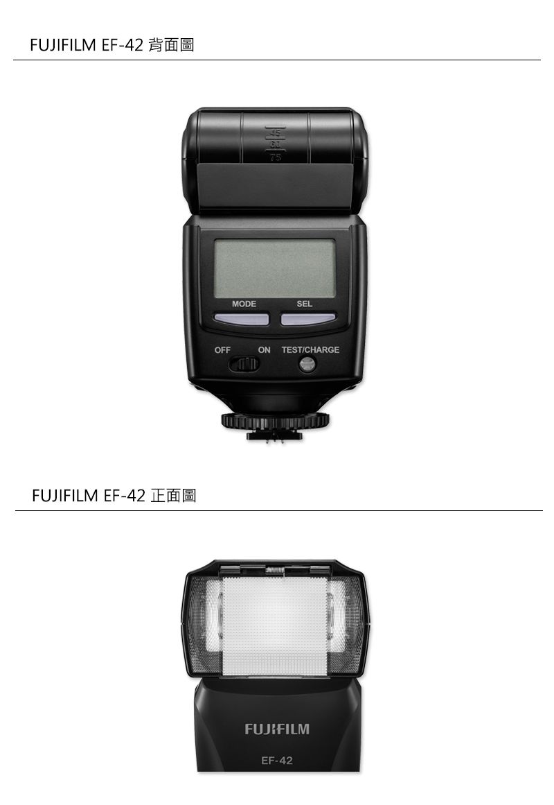 FUJIFILM EF-42 閃光燈公司貨- PChome 24h購物