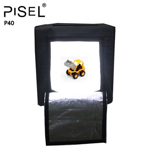 PISEL P40攜帶型LED攝影棚 方棚光棚網拍商品手機攝影飾品玩具樣品新產品菜品美食拍攝商業靜物攝影學校教學