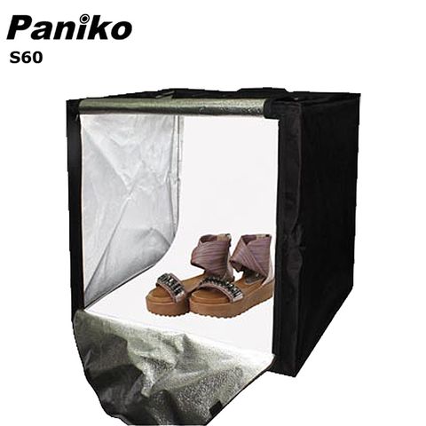 Paniko 快速摺疊LED攝影光棚(S60)網拍攝影棚商品攝影手機攝影珠寶飾品公仔玩具拍攝商業攝影靜物攝影棚樣品拍攝