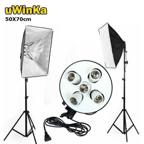 uWinka 專業五聯燈50X70cm雙燈組