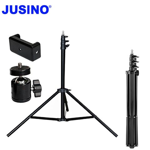 ㊣超值搶購↘85折JUSINO 2米四節伸縮燈架+小雲台+手機夾