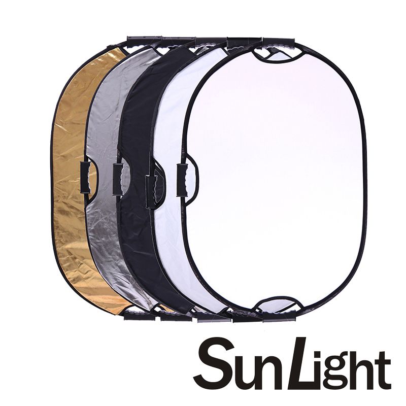 SunLight  HOF-1520 150*200cm橢圓型 手持握把五合一反光板