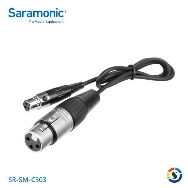 Saramonic 楓笛   XLR轉Mini XLR音源轉接線SR-SM-C303