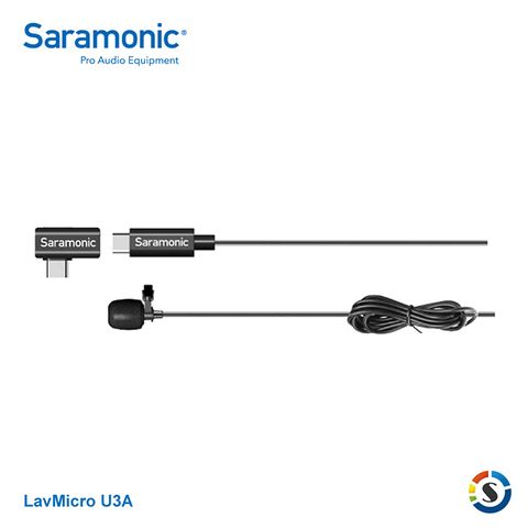 Saramonic 楓笛 Type-C全向型領夾麥克風LavMicro U3A