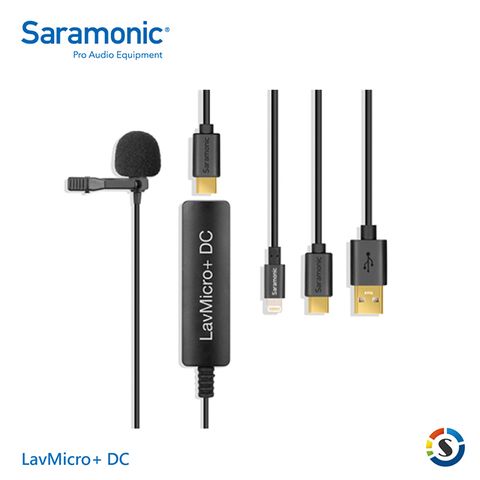 Saramonic 楓笛 全向型手機電腦領夾麥克風LavMicro+ DC