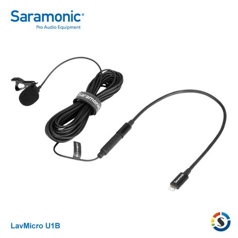 Saramonic 楓笛 全向型領夾麥克風(Lightning)LavMicro U1B