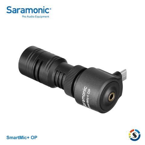 ★支援3.5mm耳機即時監聽Saramonic楓笛 SmartMic+ OPDJI OSMO Pocket 專用收音麥克風