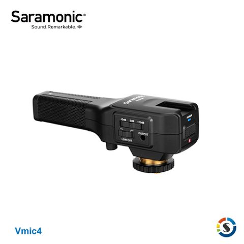 雙向電容麥克風Saramonic楓笛 超指向電容式相機麥克風 SR-Vmic4
