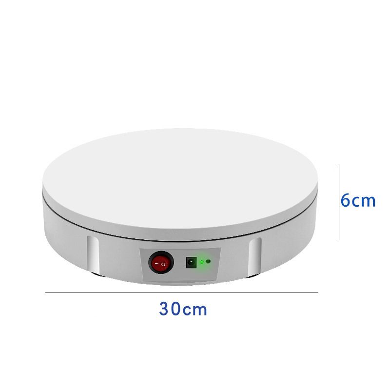 KEYSTONE  調速 充電 電動轉盤30cm/60Kg(白)