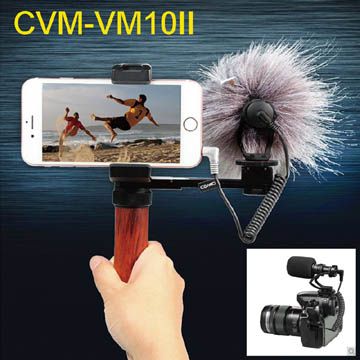 適用手機.相機.平板超強抗干擾COMICA 多用途迷你麥克風CVM-VM10IIB