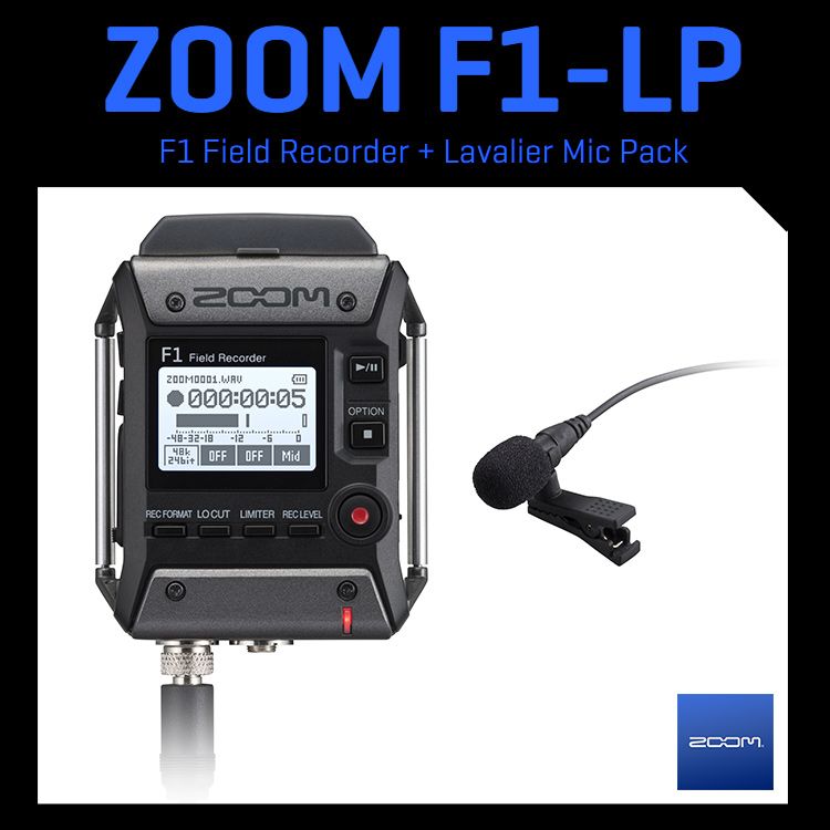 Zoom F1-LP 領夾式麥克風錄音機- PChome 24h購物
