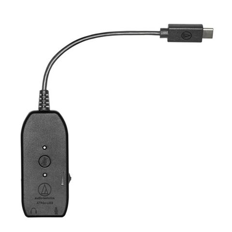 日本鐵三角Audio-Technica外接USB音效卡ATR2XUSB外部音訊卡耳機麥克風轉接器適筆電蘋果Mac