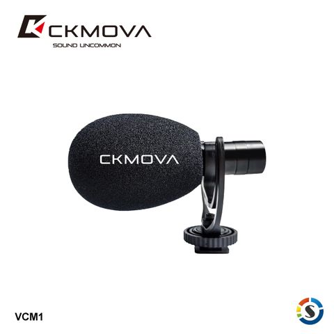 ★適用於相機、攝影機、行動裝置CKMOVA 心形電容式相機麥克風 VCM1
