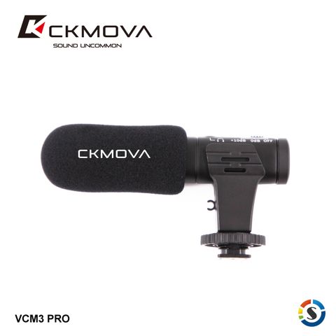 ★適用於相機、攝影機、行動裝置CKMOVA 全向電容式相機麥克風 VCM3 PRO