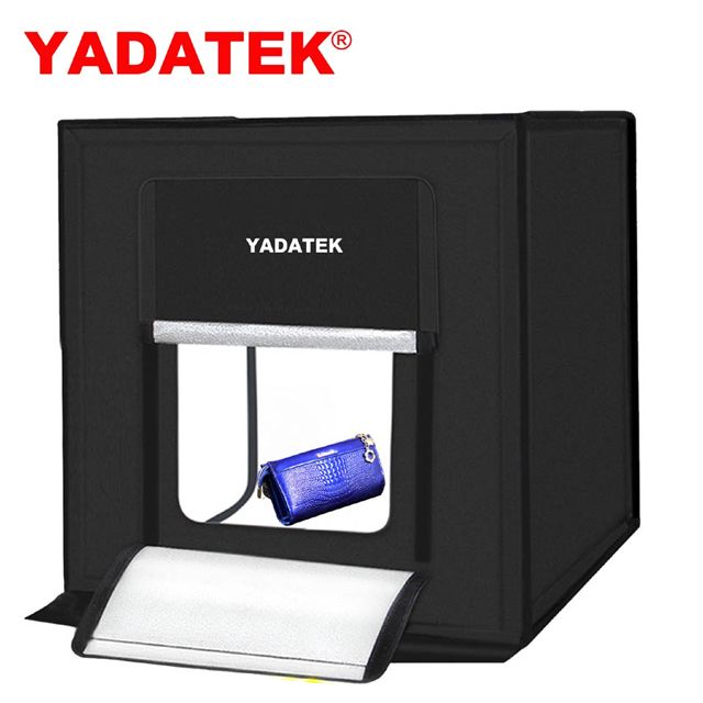 YADATEK  快速折收LED攝影棚-YD6060方棚網拍商品手機攝影飾品玩具樣品新產品菜品美食拍攝商業靜物攝影學校教學