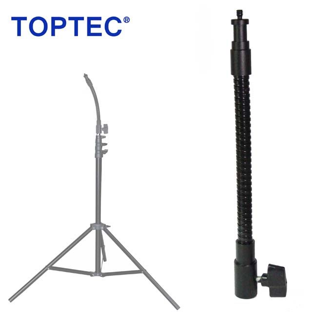 TOPTEC  燈架接頭金屬軟管怪手(26cm)金屬軟管輕鬆調整角度適美睫美容紋綉美甲美髮新娘秘書使用